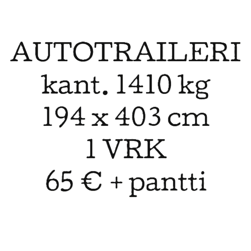 Vaunuvuokra AT2000 DMU-723 / 1 VRK