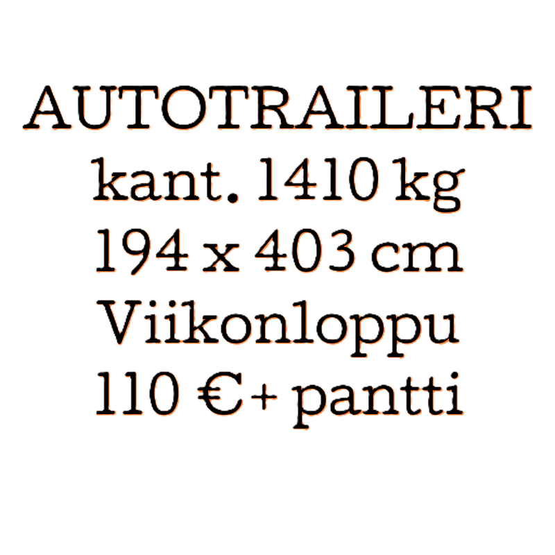 Vaunuvuokra AT2000  DMU-724 / VIIKONLOPPU