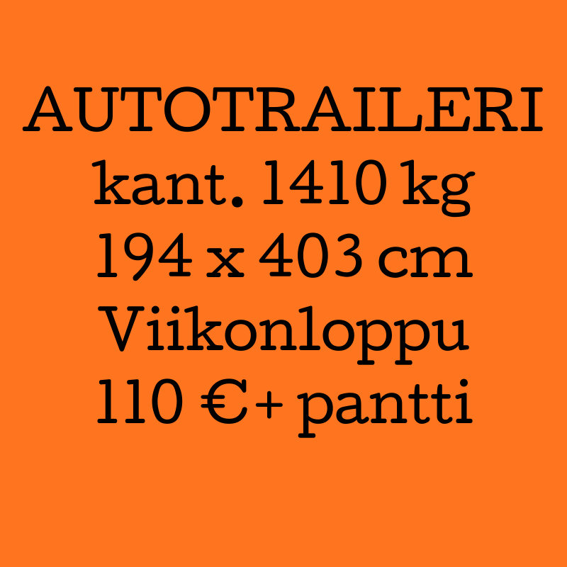 Vaunuvuokra AT2000 DMU-723 / VIIKONLOPPU