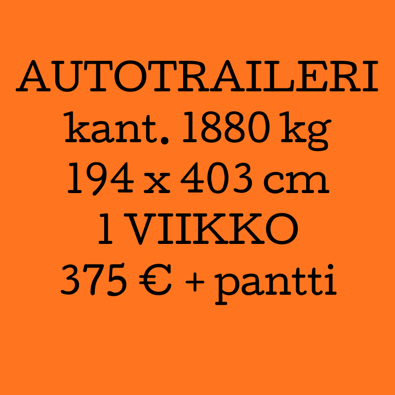 Vaunuvuokra AT2500 DLT-368 / VIIKKO