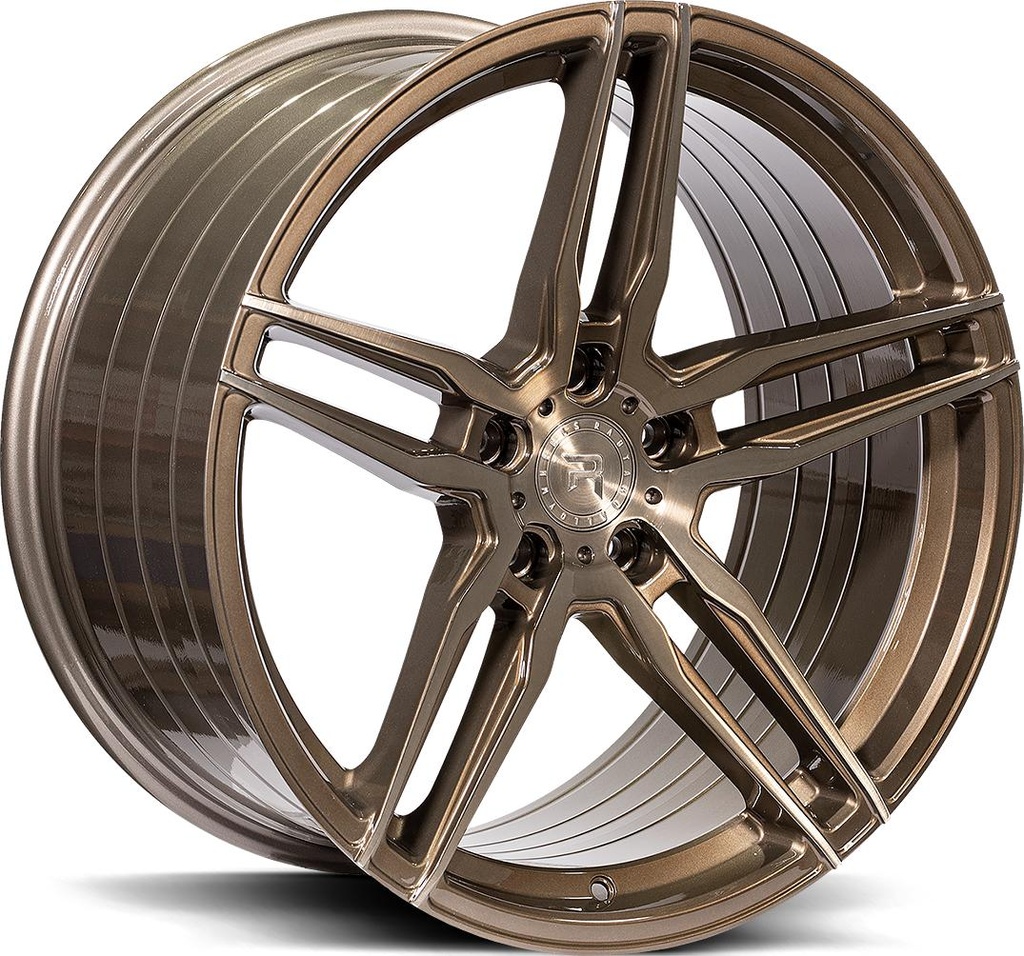 R-SERIES R16 BRUSHED DUAL BRONZE DEEP 9.5x19 5/112 ET45 CB66.6