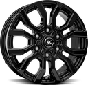 BROCK RC35 GLOSS BLACK 6.5x16 6/130 ET54 CB84.1