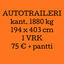 Vaunuvuokra AT2500 DLT-368 / 1 VRK