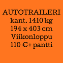 Vaunuvuokra AT2000  DMU-724 / VIIKONLOPPU
